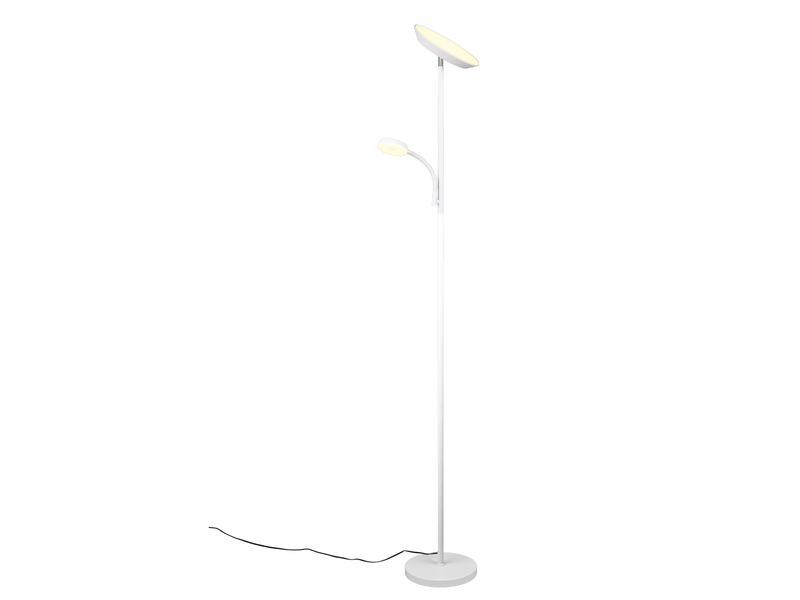 LED Deckenfluter SPECTER mit Leselampe, dimmbar & Lichtfarbe einstellbar, 178cm