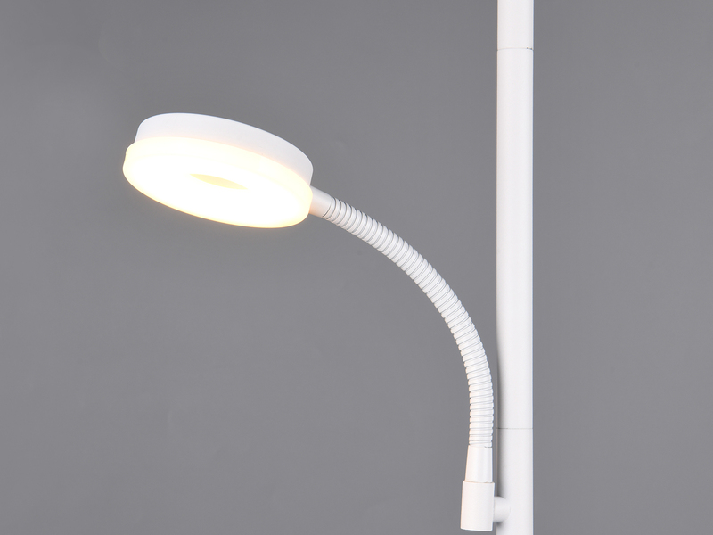 LED Deckenfluter SPECTER mit Leselampe, dimmbar & Lichtfarbe einstellbar, 178cm