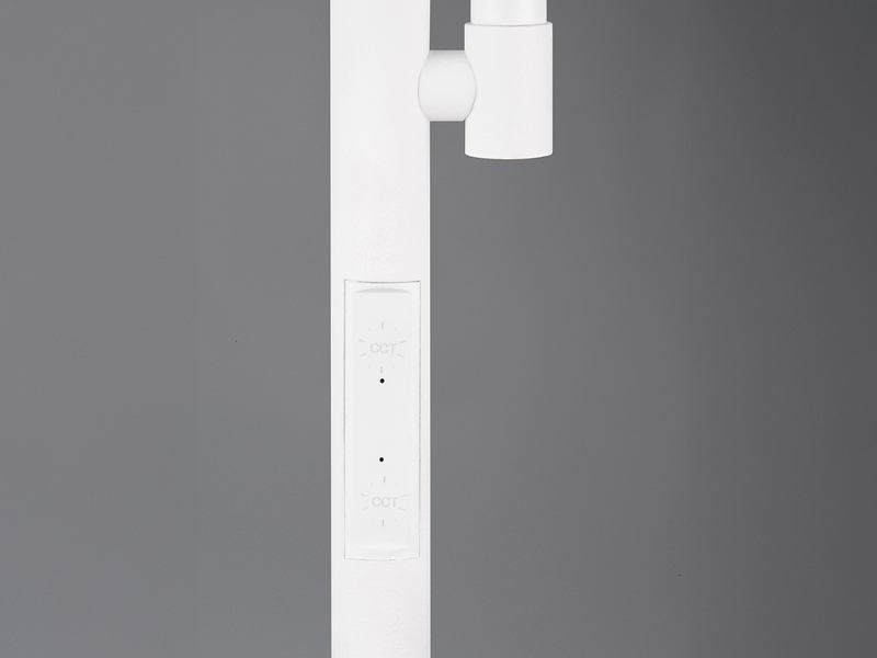 LED Deckenfluter SPECTER mit Leselampe, dimmbar & Lichtfarbe einstellbar, 178cm