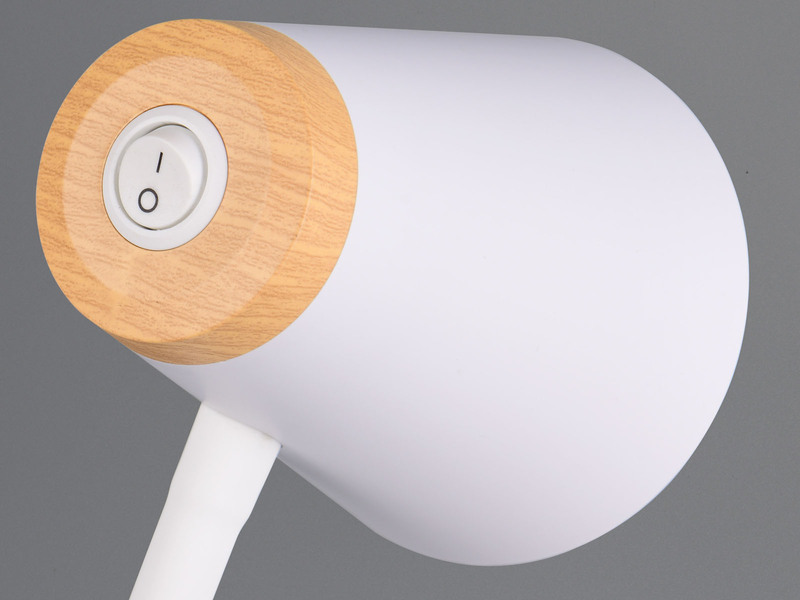 LED Stehlampe PONGO Weiß flexibel biegsam, Höhe 145cm