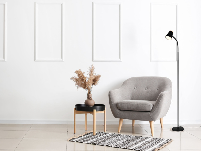 LED Stehlampe PONGO Schwarz flexibel biegsam, Höhe 145cm