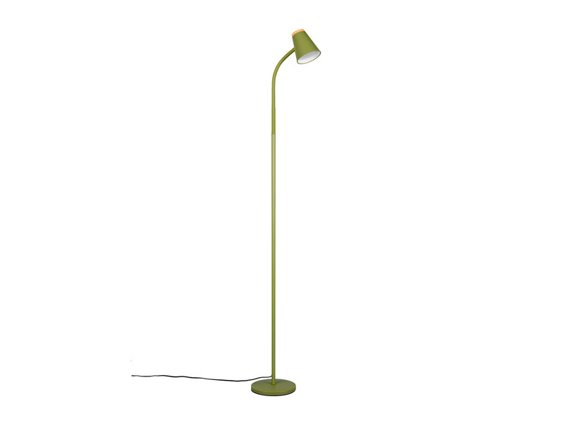 LED Stehlampe PONGO Grün flexibel biegsam, Höhe 145cm