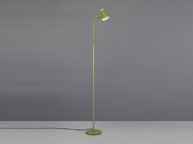 LED Stehlampe PONGO Grün flexibel biegsam, Höhe 145cm