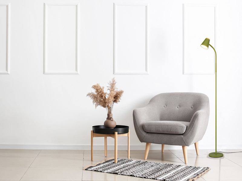LED Stehlampe PONGO Grün flexibel biegsam, Höhe 145cm