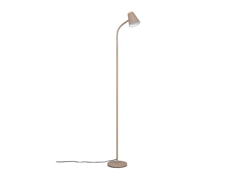 LED Stehlampe PONGO Beige flexibel biegsam, Höhe 145cm