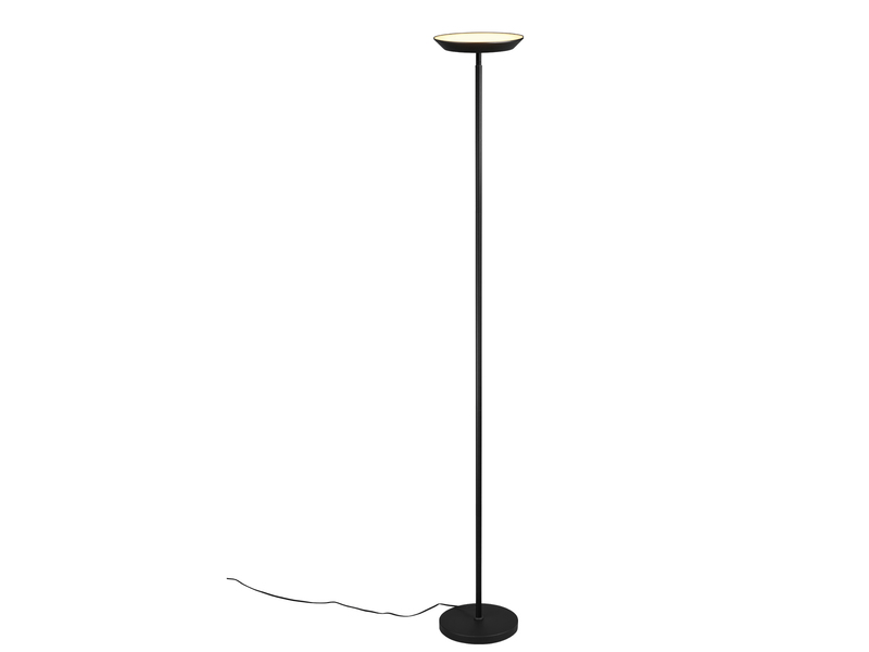 Deckenfluter SPECTER LED dimmbar & Lichtfarbe einstellbar, Schwarz, Höhe 178cm