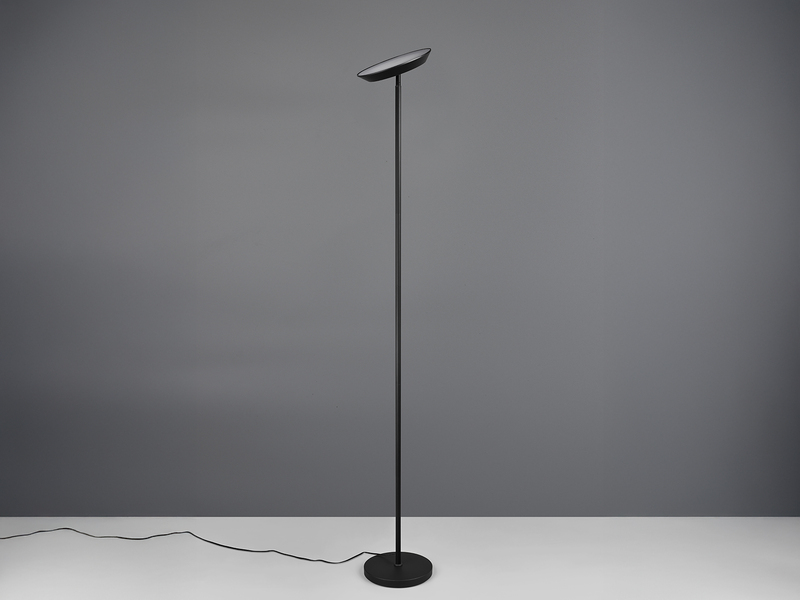 Deckenfluter SPECTER LED dimmbar & Lichtfarbe einstellbar, Schwarz, Höhe 178cm