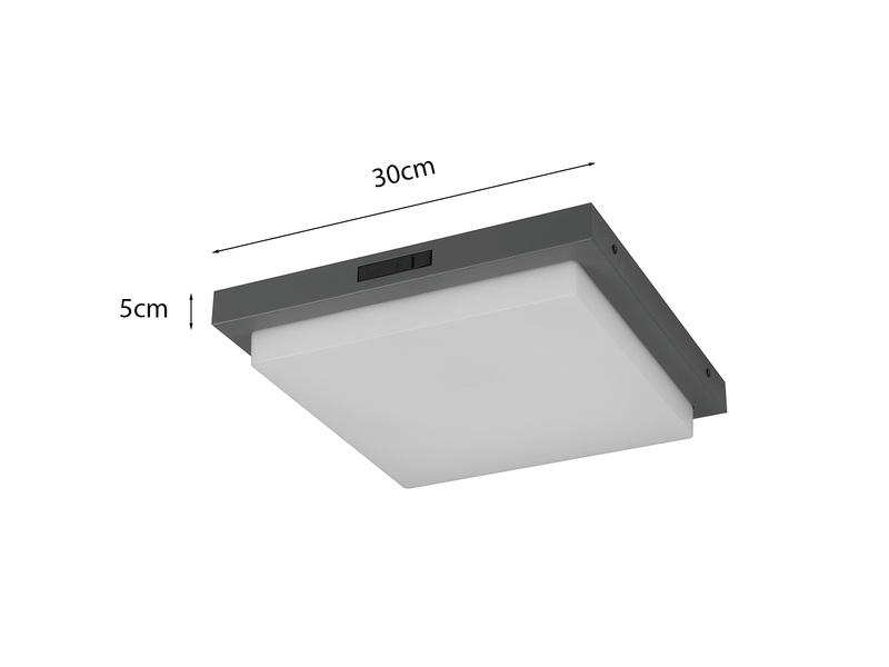 2er Set LED Außenwandleuchten mit Bewegungsmelder & Hausnummernset 30 x 30cm