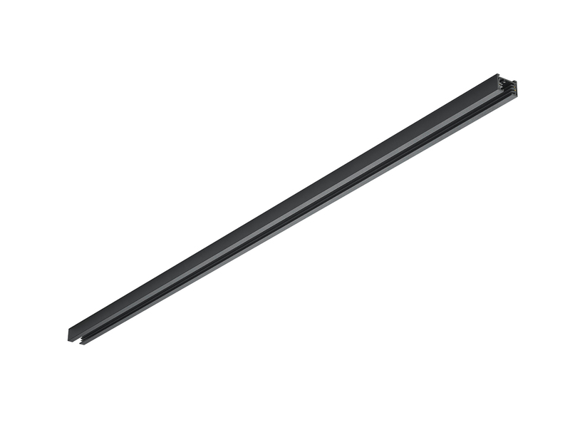 Lichtschienensystem Schwarz mit 5 Spots & Einspeisung 3-adrig, Länge 202,5cm