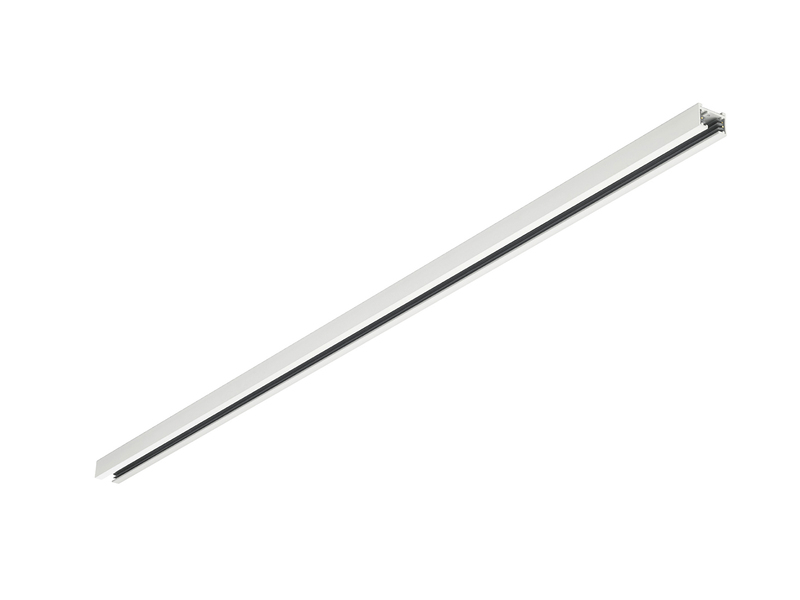 Lichtschienensystem Weiß mit 5 Spots & Einspeisung 3-adrig, Länge 202,5cm