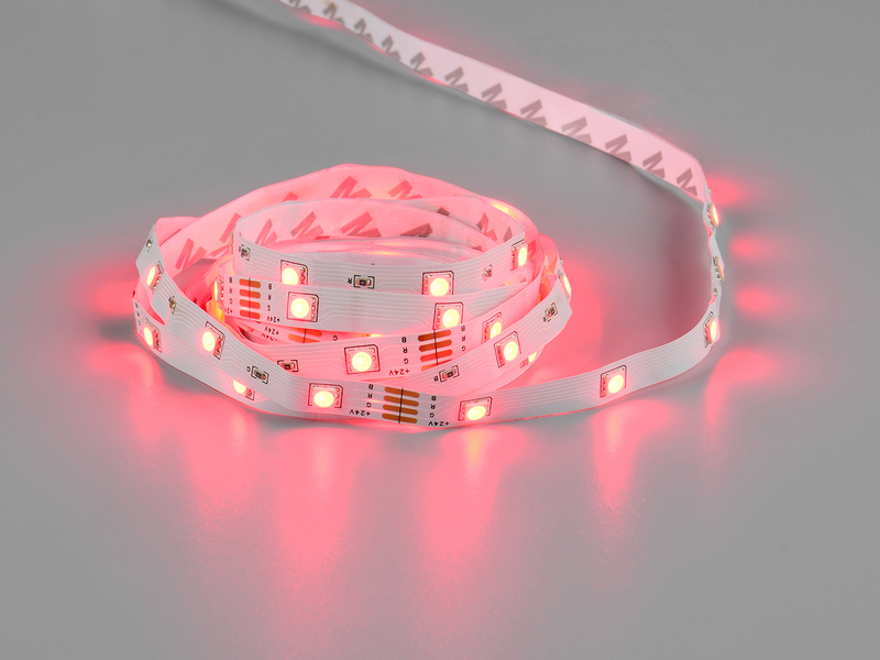 LED Streifen RGB STRIPE mit Fernbedienung für Innen - Länge 5 Meter