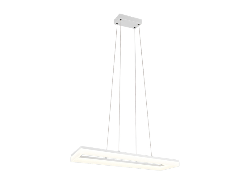 LED Pendelleuchte CAMINO modern in Weiß, Breite 70cm