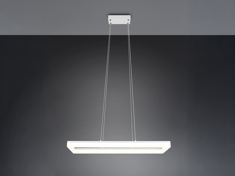 LED Pendelleuchte CAMINO modern in Weiß, Breite 70cm