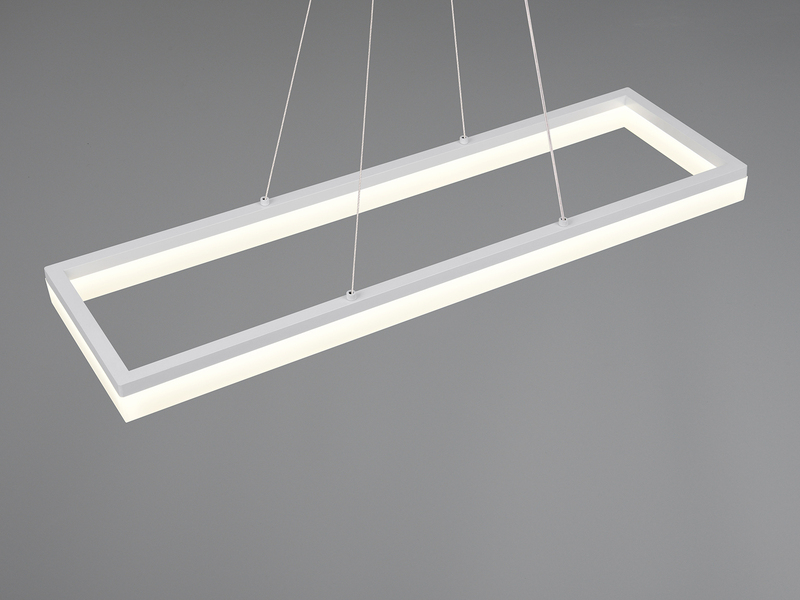 LED Pendelleuchte CAMINO modern in Weiß, Breite 70cm