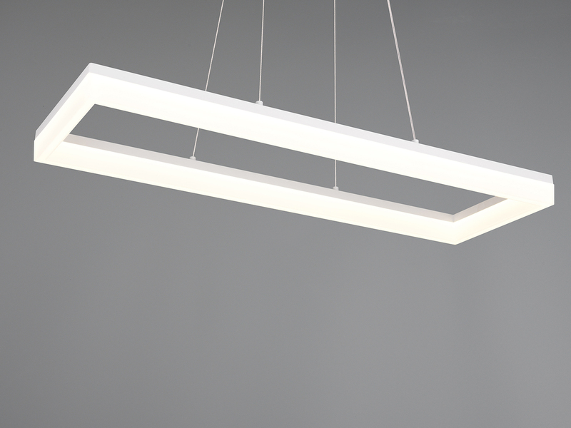 LED Pendelleuchte CAMINO modern in Weiß, Breite 70cm