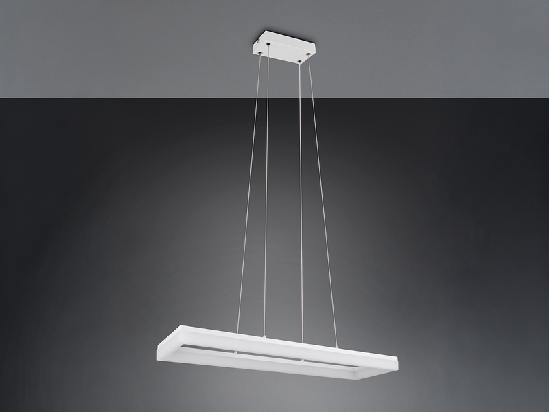 LED Pendelleuchte CAMINO modern in Weiß, Breite 70cm