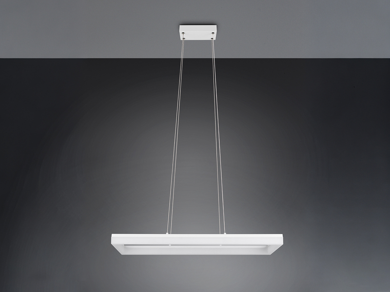 LED Pendelleuchte CAMINO modern in Weiß, Breite 70cm