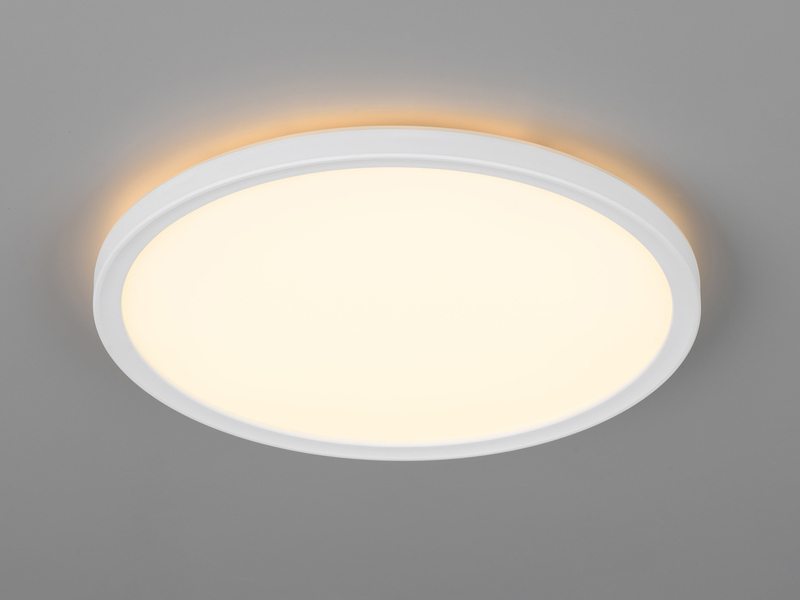LED Deckenleuchte JOKO ultraflach mit Fernbedienung, dimmbar, Weiß, Ø 29cm
