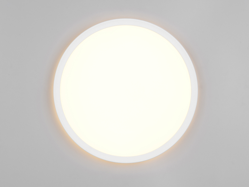 LED Deckenleuchte JOKO ultraflach mit Fernbedienung, dimmbar, Weiß, Ø 29cm