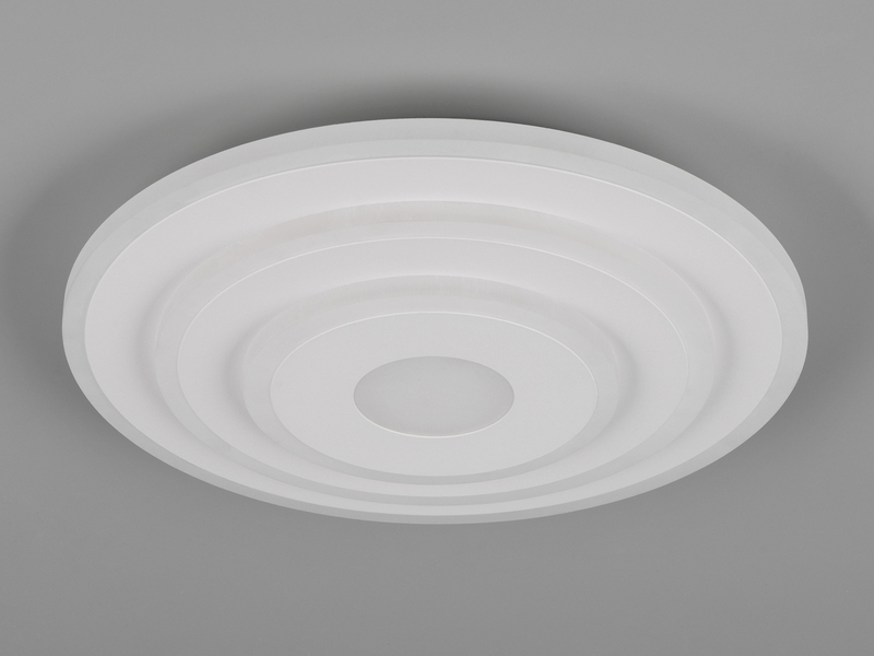 LED Deckenleuchte GOYA ultraflach mit Fernbedienung, klein, dimmbar Weiß, Ø 30cm