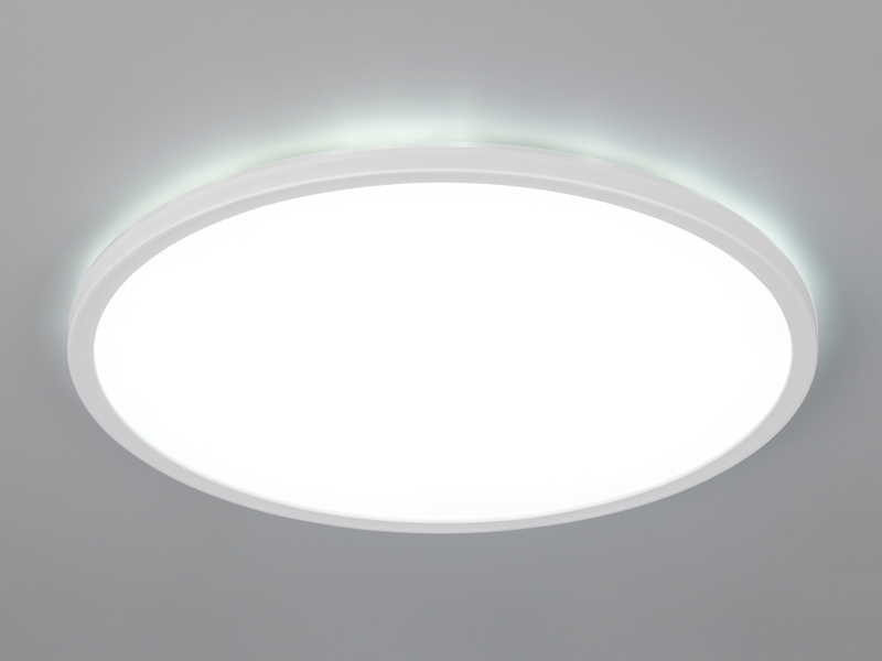 LED Deckenleuchte JOKO ultraflach mit Fernbedienung, dimmbar, Weiß, Ø 42cm