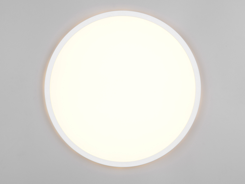LED Deckenleuchte JOKO ultraflach mit Fernbedienung, dimmbar, Weiß, Ø 42cm