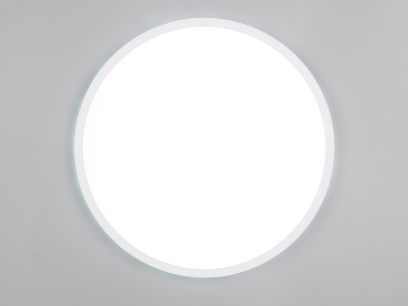 LED Deckenleuchte JOKO ultraflach mit Fernbedienung, dimmbar, Weiß, Ø 42cm