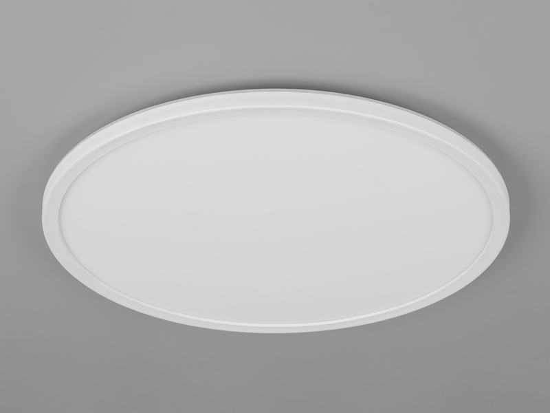 LED Deckenleuchte JOKO ultraflach mit Fernbedienung, dimmbar, Weiß, Ø 42cm