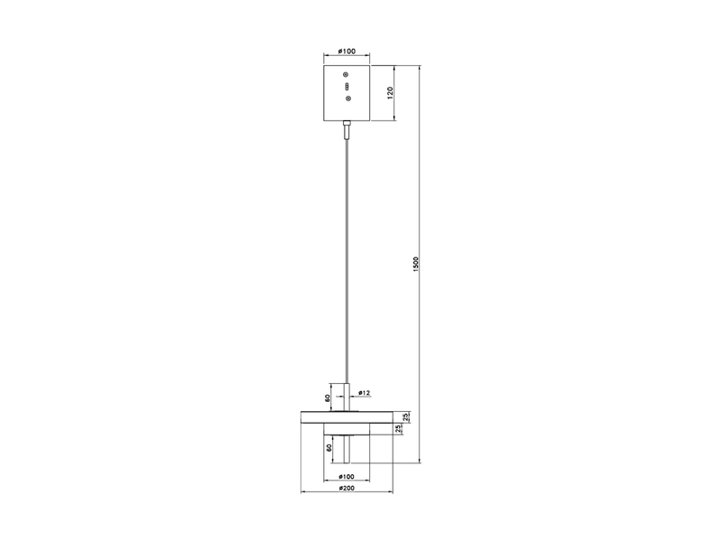 Kleine dimmbare LED Pendelleuchte KEATON im modernen Design, Hellgrau Ø 20cm