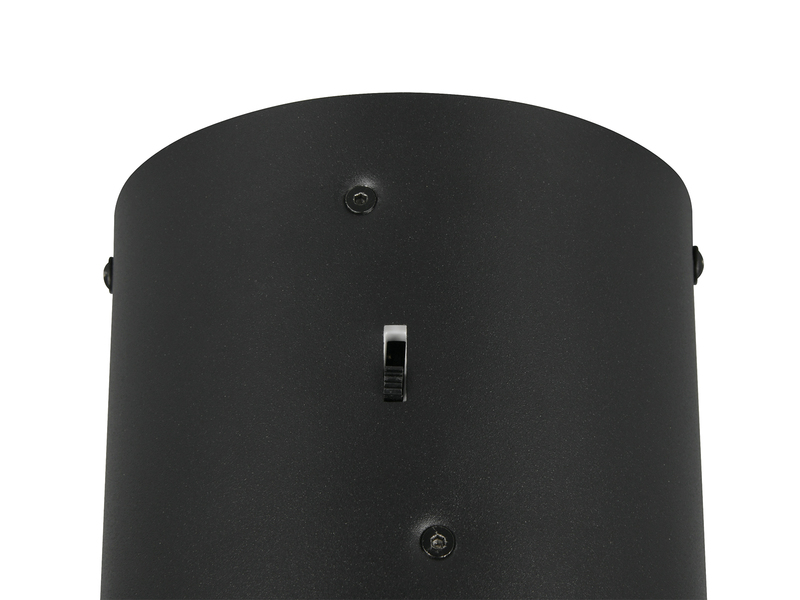 Kleine dimmbare LED Pendelleuchte KEATON im modernen Design, Schwarz Gold Ø 20cm