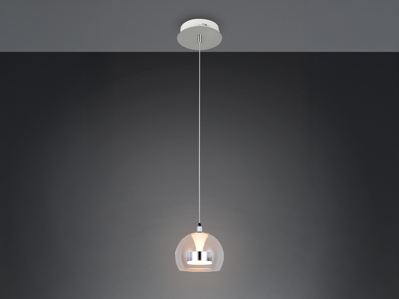 LED Pendelleuchte FLYNT mit Switch Dimmer & Lichtfarbe einstellbar, Ø 20cm