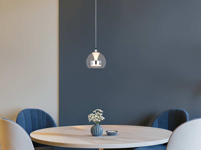 LED Pendelleuchte FLYNT mit Switch Dimmer & Lichtfarbe einstellbar, Ø 20cm