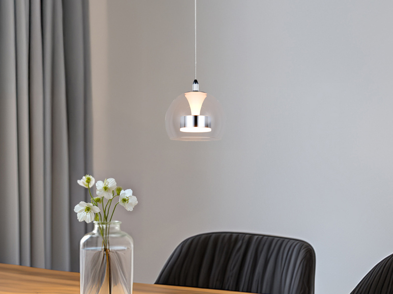LED Pendelleuchte FLYNT mit Switch Dimmer & Lichtfarbe einstellbar, Ø 20cm