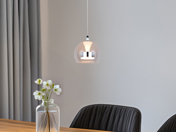 LED Pendelleuchte FLYNT mit Switch Dimmer & Lichtfarbe einstellbar, Ø 20cm