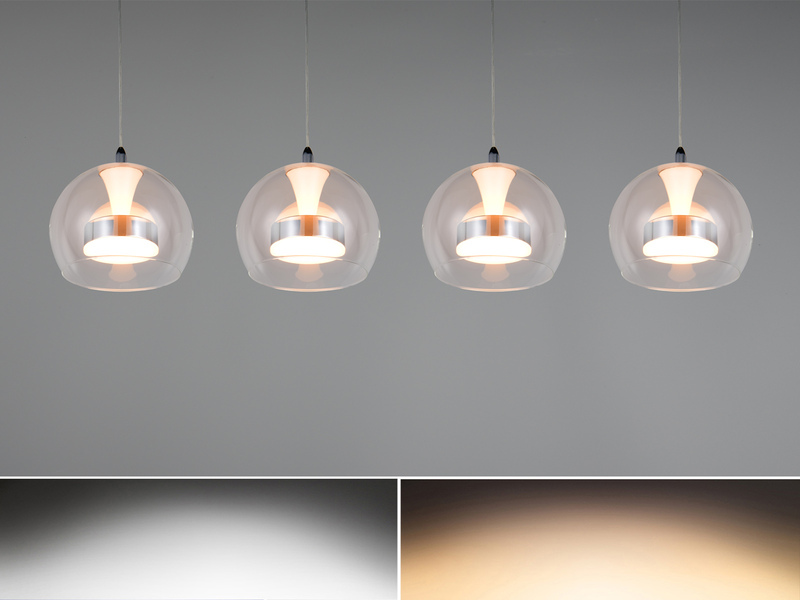 LED Pendelleuchte FLYNT mit Switch Dimmer & Lichtfarbe einstellbar, Breite 97cm