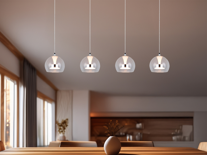 LED Pendelleuchte FLYNT mit Switch Dimmer & Lichtfarbe einstellbar, Breite 97cm