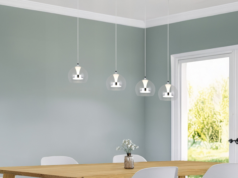 LED Pendelleuchte FLYNT mit Switch Dimmer & Lichtfarbe einstellbar, Breite 97cm