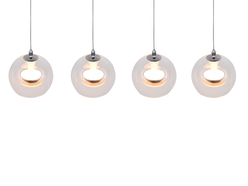 LED Pendelleuchte FLYNT mit Switch Dimmer & Lichtfarbe einstellbar, Breite 97cm