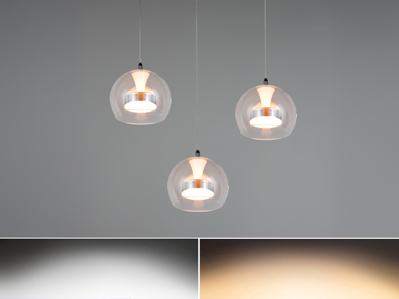 LED Pendelleuchte FLYNT mit Switch Dimmer & Lichtfarbe einstellbar, Ø 42cm