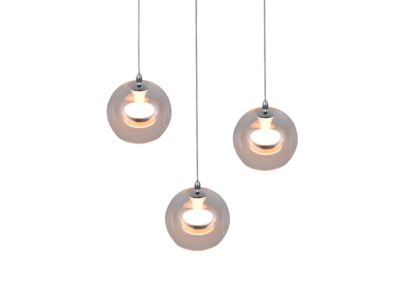 LED Pendelleuchte FLYNT mit Switch Dimmer & Lichtfarbe einstellbar, Ø 42cm