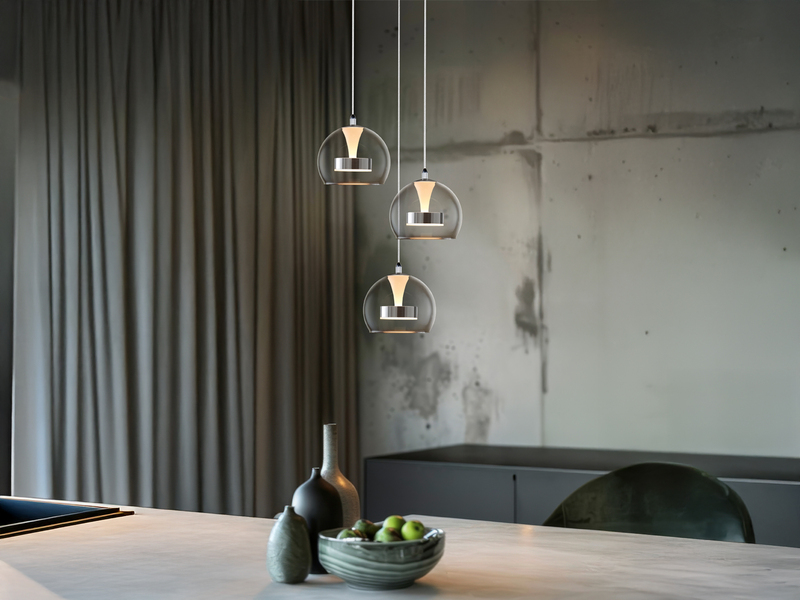 LED Pendelleuchte FLYNT mit Switch Dimmer & Lichtfarbe einstellbar, Ø 42cm