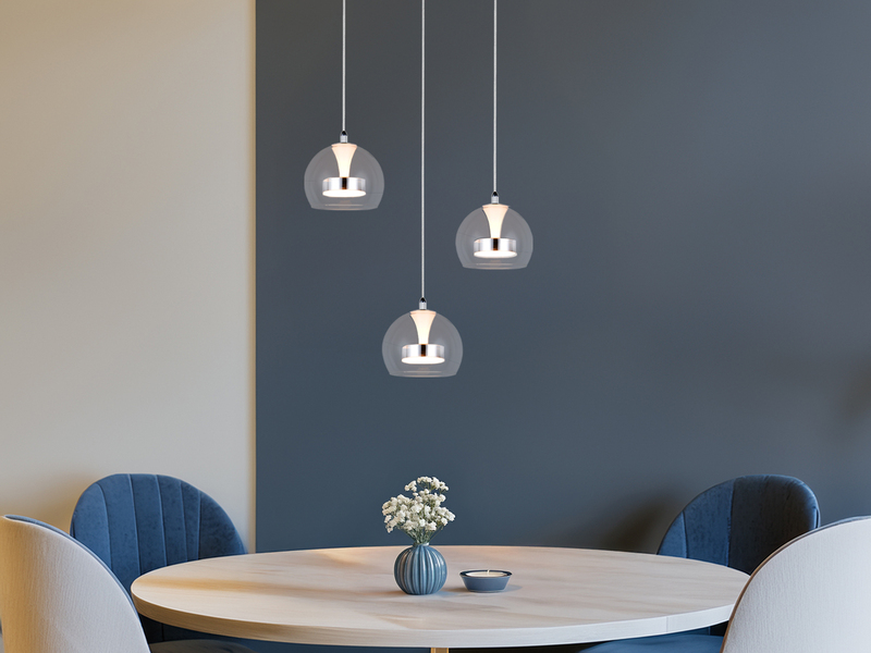 LED Pendelleuchte FLYNT mit Switch Dimmer & Lichtfarbe einstellbar, Ø 42cm