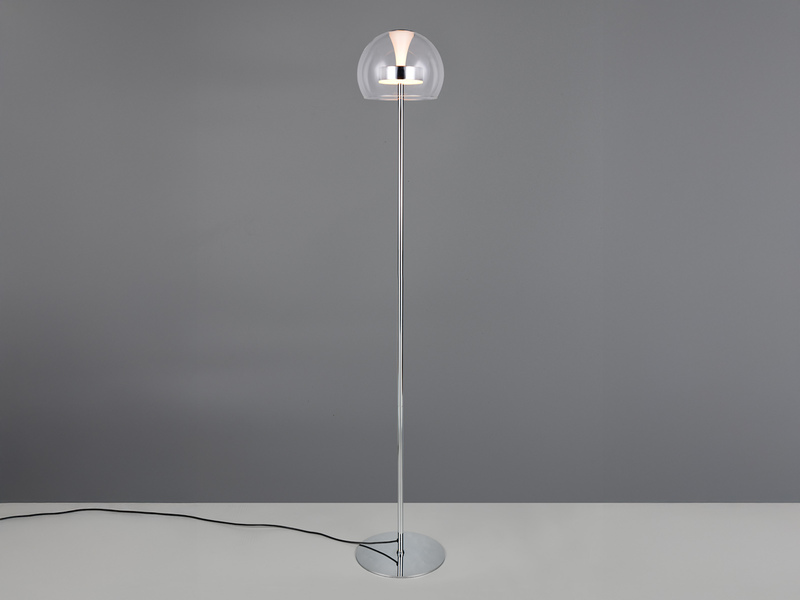 Kleine LED Stehleuchte FLYNT dimmbar & Lichtfarbe einstellbar, Höhe 130cm