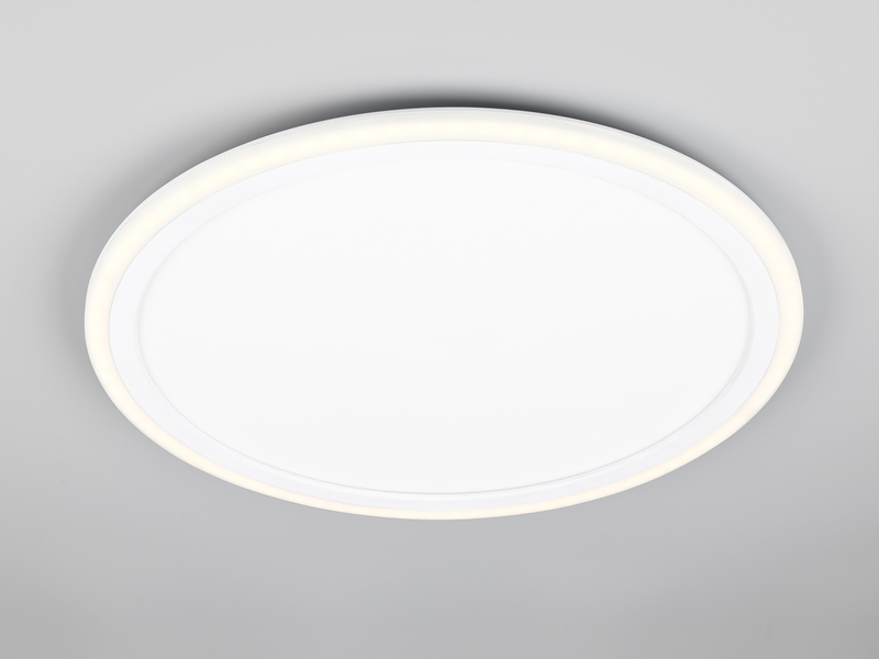LED Deckenleuchte CORA ultraflach mit zwei Lichtquellen, Weiß, Ø 45cm