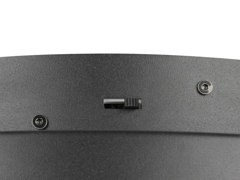 Dimmbare LED Deckenleuchte KEATON im modernen Design, Schwarz Gold Ø 40cm