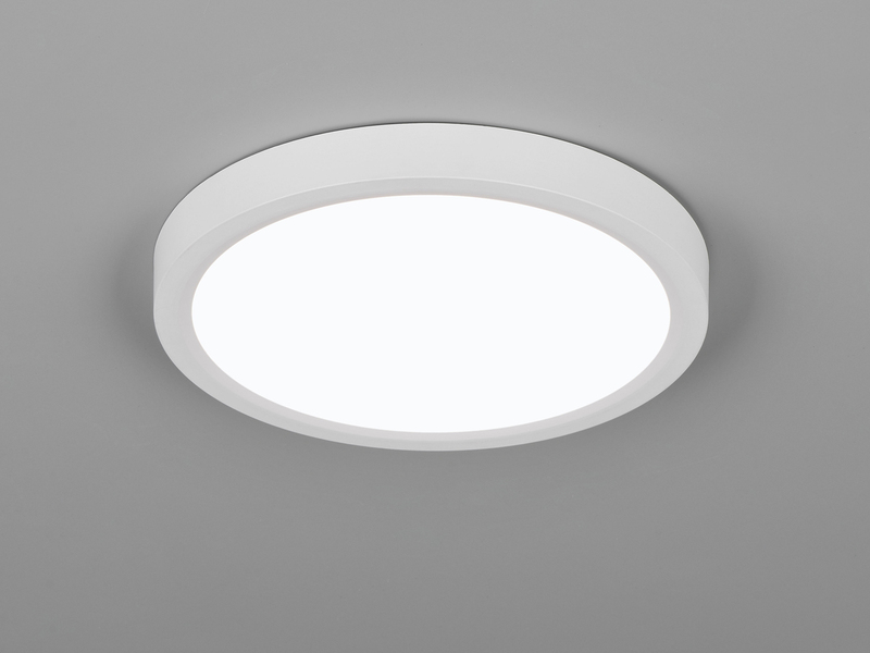 Deckenleuchte DRACO Weiß ultraflach LED dimmbar & Lichtfarbe einstellbar Ø 23cm
