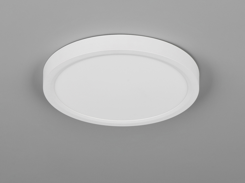 Deckenleuchte DRACO Weiß ultraflach LED dimmbar & Lichtfarbe einstellbar Ø 23cm