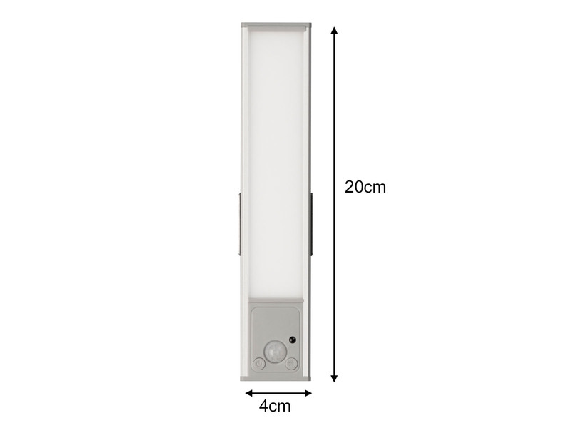 Akku Unterbauleuchte MAGNETIC flach mit Bewegungsmelder, Länge 20cm