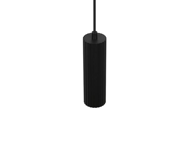 Kleine Pendelleuchte SOKA einflammig aus Metall Schwarz Ø 5,5cm