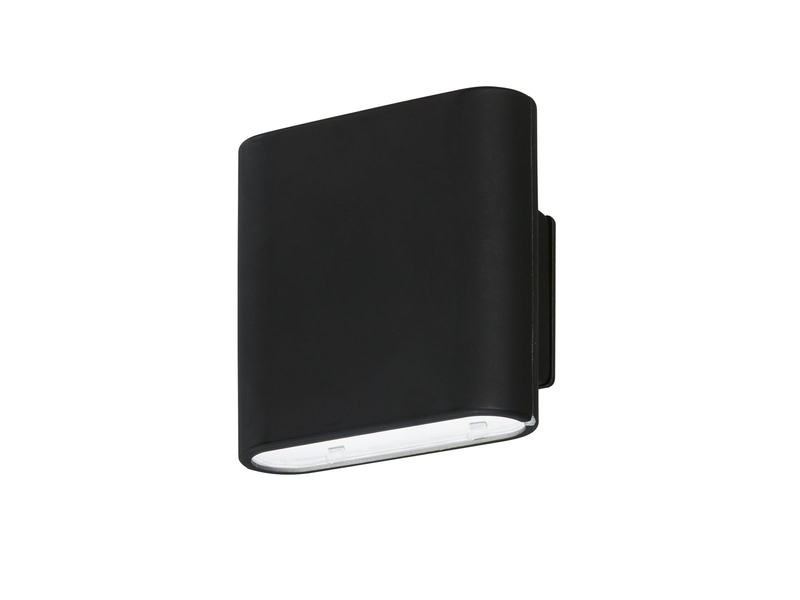 Akku Außenleuchte MAGNETIC Schwarz mit Bewegungsmelder, Breite 10cm